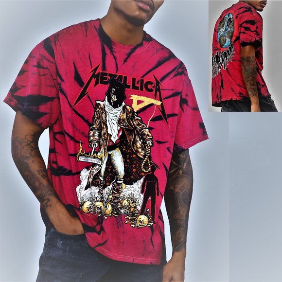 Metallica So I Dub The Unforgiving Tie Dye metal rock Official T-Shirt 3XL NWT - Picture 1 of 4